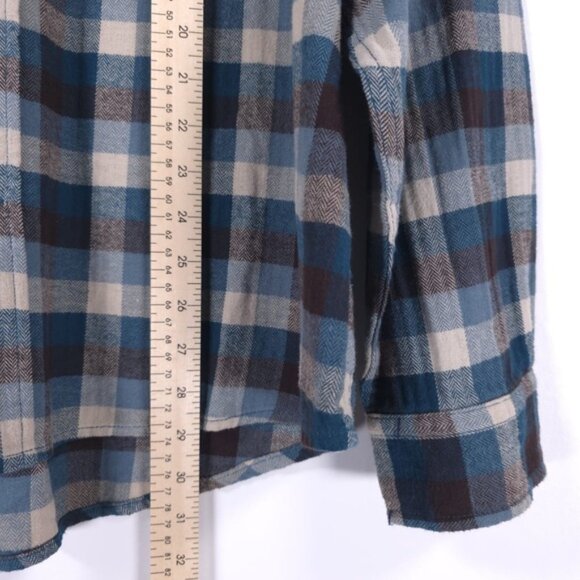 WOOLRICH Button Down Ultimate Flannel Long Sleeve Plaid Pockets Cotton Size XXL - Picture 8 of 11